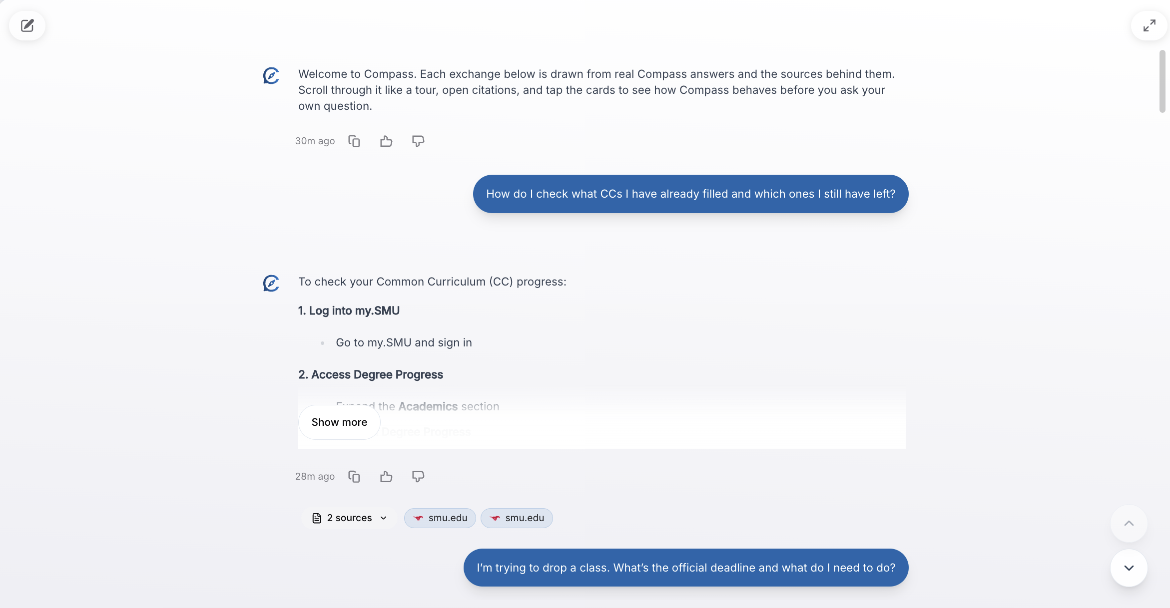 System chat